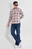 Brown Flannel Checks Shirt