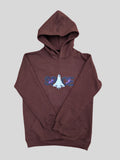 Men Printed Brown Colour  Hoodie